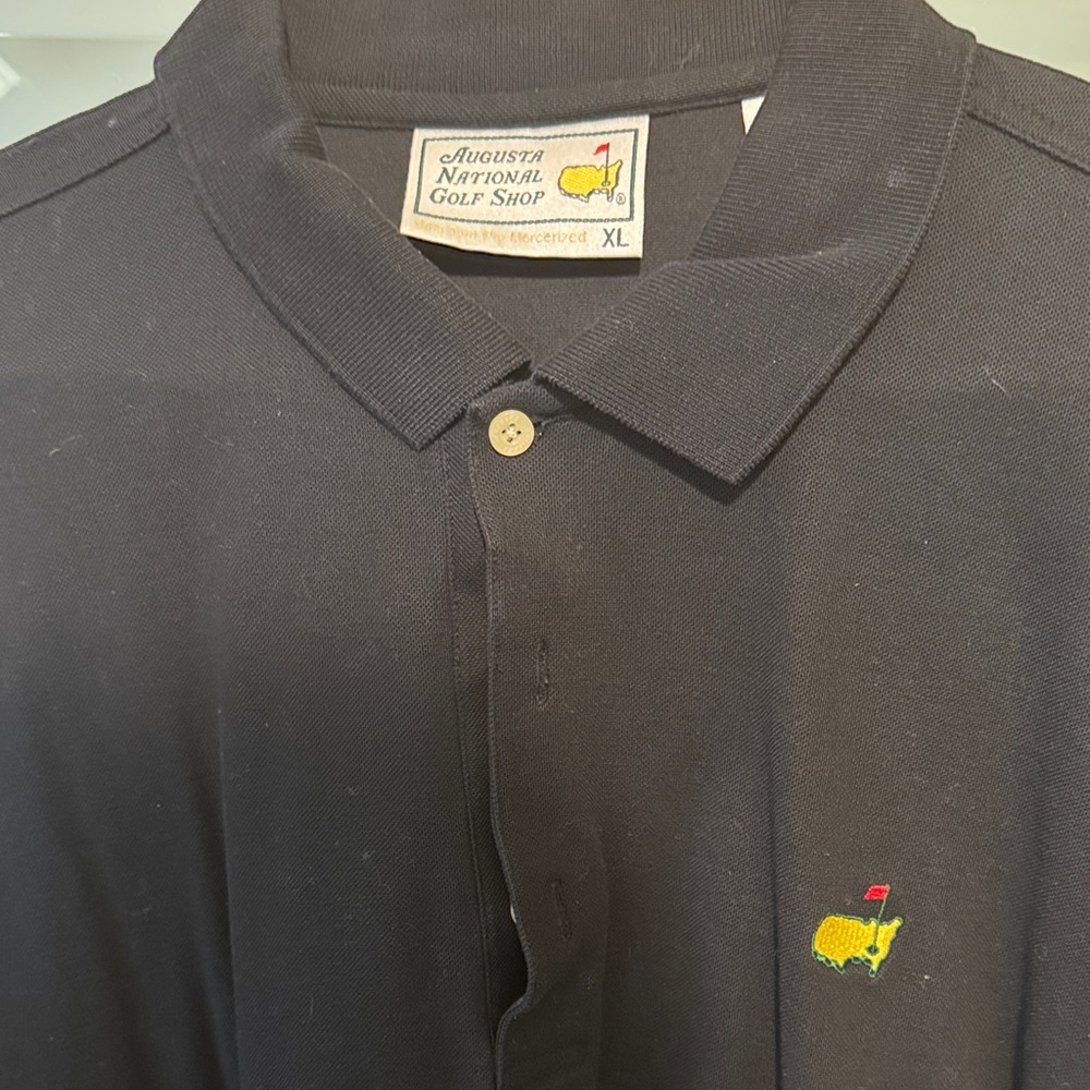 Men's Matsers Black Polo Shirt! Strihjtfrom Masters Pro ship inside Masters